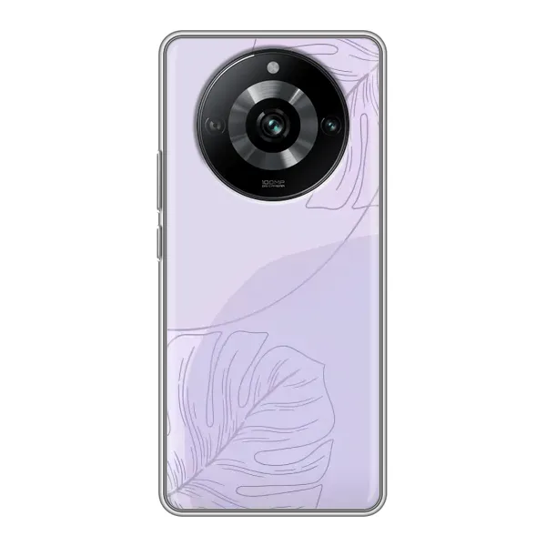 Чехол с рисунком «Монстера фиолетовая» для Realme 11 Pro Чехол с рисунком «Монстера фиолетовая» для Realme 11 Pro