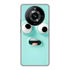 Чохли (ТПУ) (смішні стікери) для Realme 11 Pro (Кумедне м'ятне обличчя)