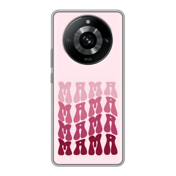 Чехол с рисунком «Надпись мама» для Realme 11 Pro Чехол с рисунком «Надпись мама» для Realme 11 Pro