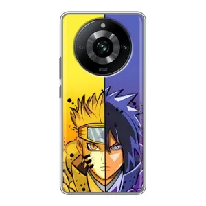 Купить Чехлы на телефон с принтом Anime для Realme 11 Pro (Naruto Vs Sasuke)
