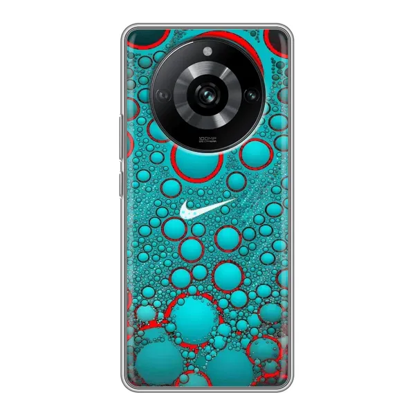 Чехол с рисунком «Найк зеленый» для Realme 11 Pro Чехол с рисунком «Найк зеленый» для Realme 11 Pro
