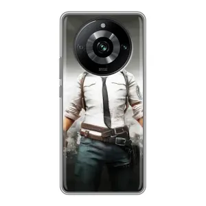 Силиконовый чехол с картинкой "Герой Pubg" на Realme 11 Pro (Пабг)