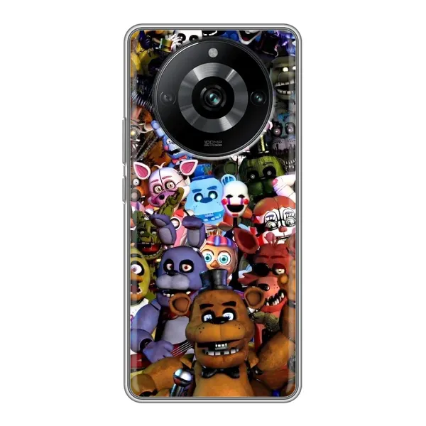 Чехол с рисунком «Персонажи Фредди» для Realme 11 Pro Чехол с рисунком «Персонажи Фредди» для Realme 11 Pro