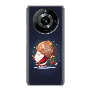 Чехол Санта Клаус для Realme 11 Pro (Подарки от Санты)