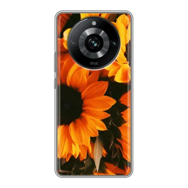Чехол с рисунком «подсолнухи» для Realme 11 Pro Чехол с рисунком «подсолнухи» для Realme 11 Pro