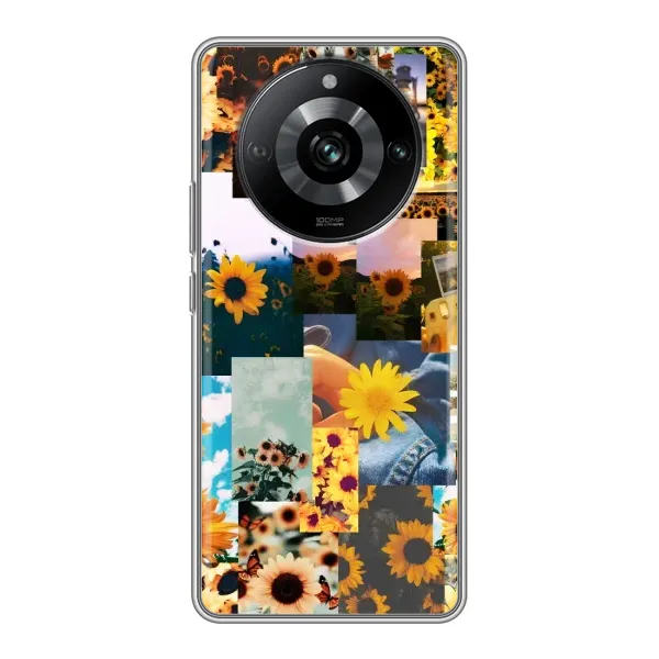 Чехол с рисунком «Подсолнуховый дизайн» для Realme 11 Pro Чехол с рисунком «Подсолнуховый дизайн» для Realme 11 Pro