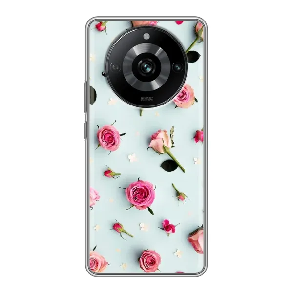 Чехол с рисунком «Разные цветы» для Realme 11 Pro Чехол с рисунком «Разные цветы» для Realme 11 Pro