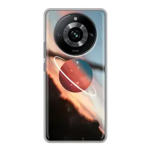 Чехол (ТПУ) с планетами на Realme 11 Pro (Сатурн)