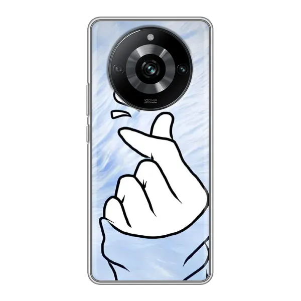 Чехол с рисунком «Сердечка знак» для Realme 11 Pro Чехол с рисунком «Сердечка знак» для Realme 11 Pro