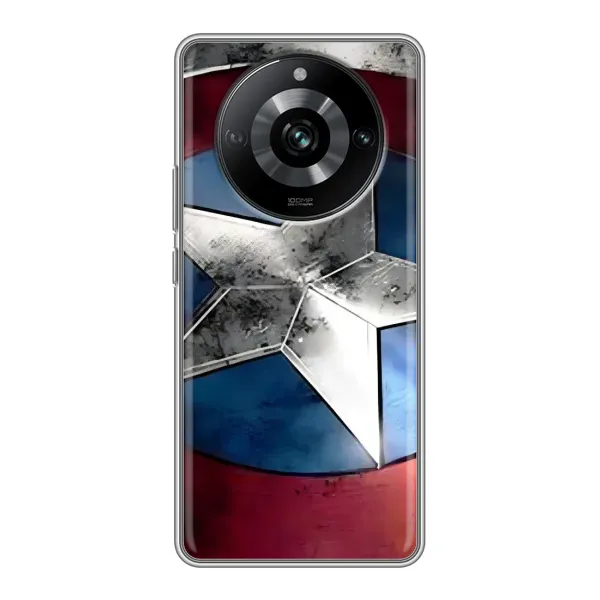 Чохол з малюнком «Щит Капітана Америки» для Realme 11 Pro Чохол з малюнком «Щит Капітана Америки» для Realme 11 Pro