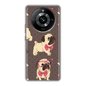 Чохол (ТПУ) Милі песики для Realme 11 Pro (Песик Мопсікі)