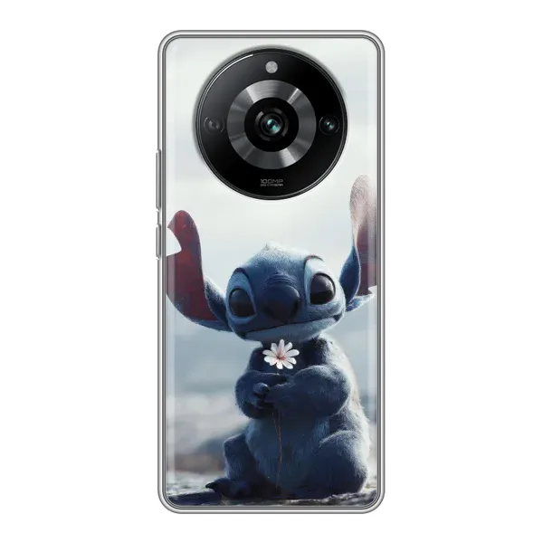 Чехол с рисунком «Стич с цветочком» для Realme 11 Pro Чехол с рисунком «Стич с цветочком» для Realme 11 Pro