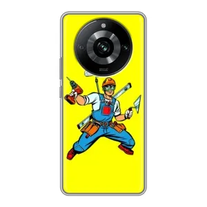 Силіконовий бампер (Працівники) на Realme 11 Pro (Будівельник)