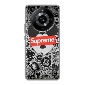 Чохол з Брендами одягу на Реалмі 11 Про (Supreme Маус)
