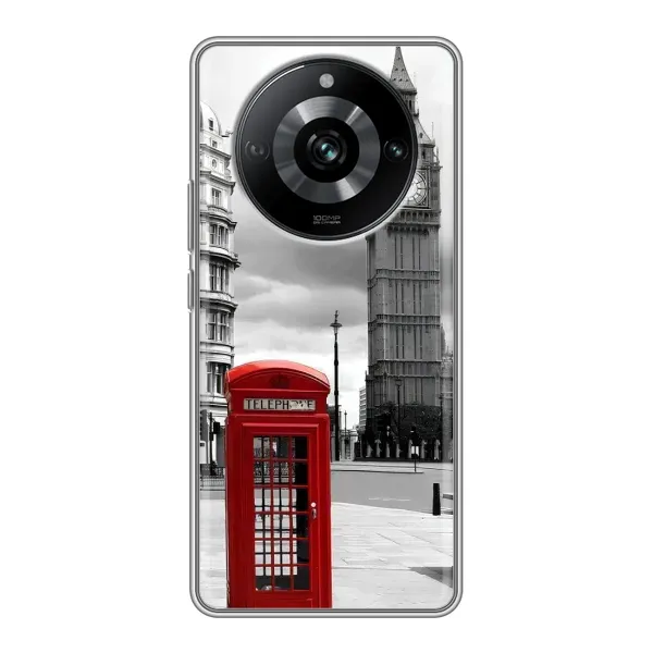 Чехол с рисунком «TELEPHONE» для Realme 11 Pro