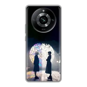 Чехлы с принтом Уэнсдей на Realme 11 Pro (Уэнсдей и Энди)