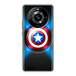 Чехол с Щитом Капитана Америки на Realme 11 Pro (Яркий Щит Капитана)