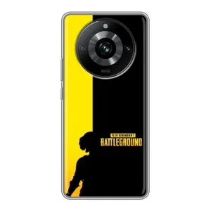 Чохол (TPU) з картинкою "Лого Пабг" на Реалмі 11 (Battlegrounds)