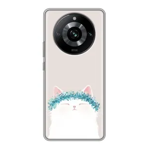Чохол на тематику: Коти для Realme 11 (Білий котик)