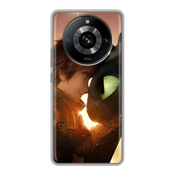 Чехол с рисунком «Беззубик и Иккинг» для Realme 11 Чехол с рисунком «Беззубик и Иккинг» для Realme 11
