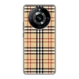 Чехол с рисунком «Burberry стиль» для Realme 11
