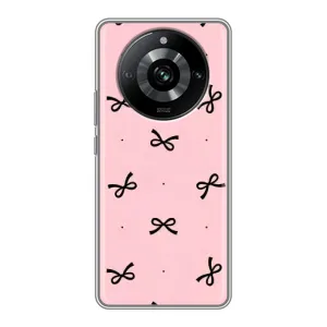 Чохол банти для Realme 11 (Чорні бантики)