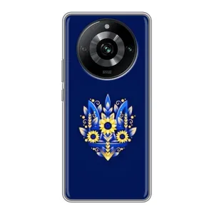 Чехол Укр Символика для Realme 11 (Цветущий Герб)
