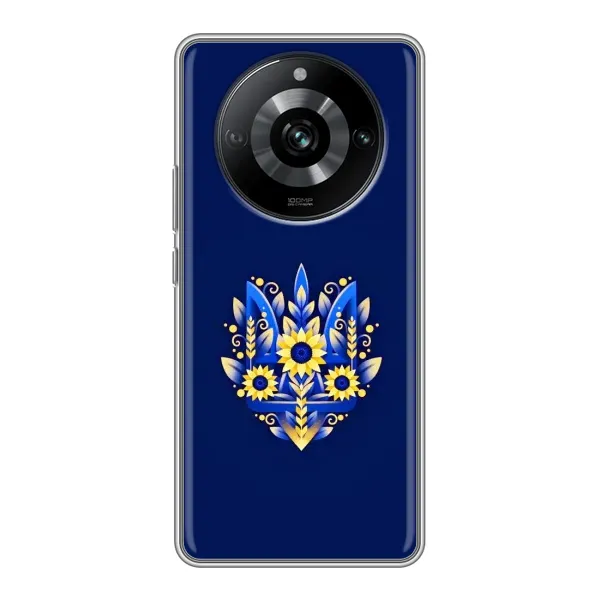 Чехол с рисунком «Цветущий Герб» для Realme 11