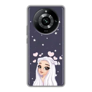 Чохол Стильні дівчата на Realme 11 (Дівчина та серця)