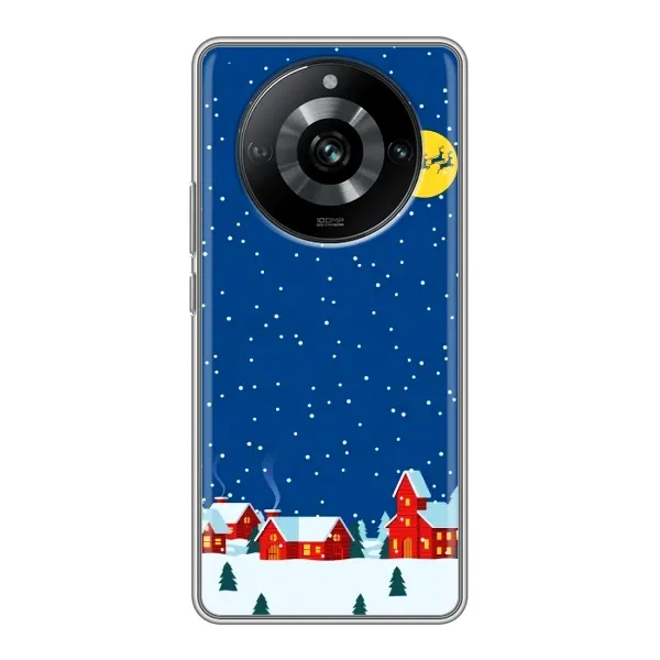 Чехол с рисунком «Город в снегу» для Realme 11 Чехол с рисунком «Город в снегу» для Realme 11