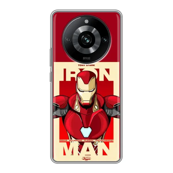 Чехол с рисунком «Iron man» для Realme 11 Чехол с рисунком «Iron man» для Realme 11