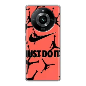 Силіконовый Чохол Nike Air Jordan на Реалмі 11 (Just Do It)