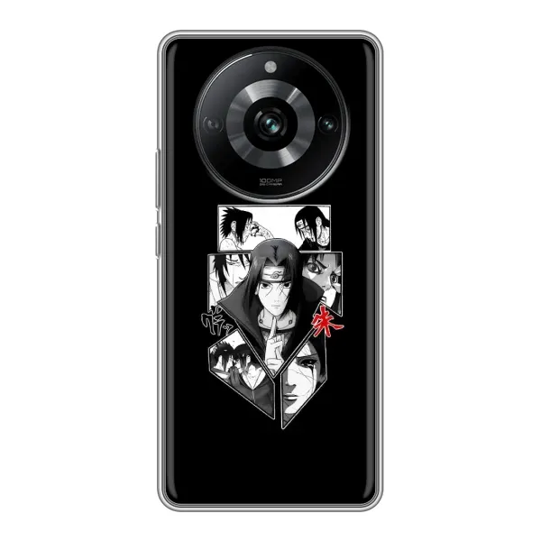 Чехол с рисунком «Коллаж Итачи» для Realme 11 Чехол с рисунком «Коллаж Итачи» для Realme 11