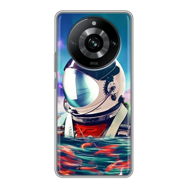 Чехол с рисунком «Космонавт в воде» для Realme 11 Чехол с рисунком «Космонавт в воде» для Realme 11
