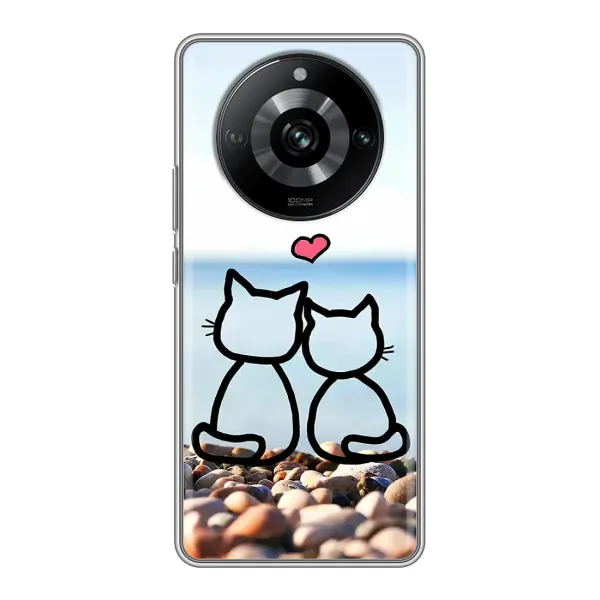 Чехол с рисунком «Котейки» для Realme 11 Чехол с рисунком «Котейки» для Realme 11