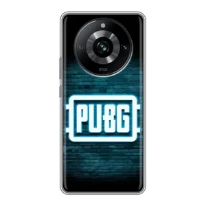 Чохол (TPU) з картинкою "Лого Пабг" на Реалмі 11 (Лого PUBG)