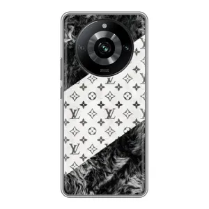 Чохол Стиль Louis Vuitton на Realme 11 (LV на білому)