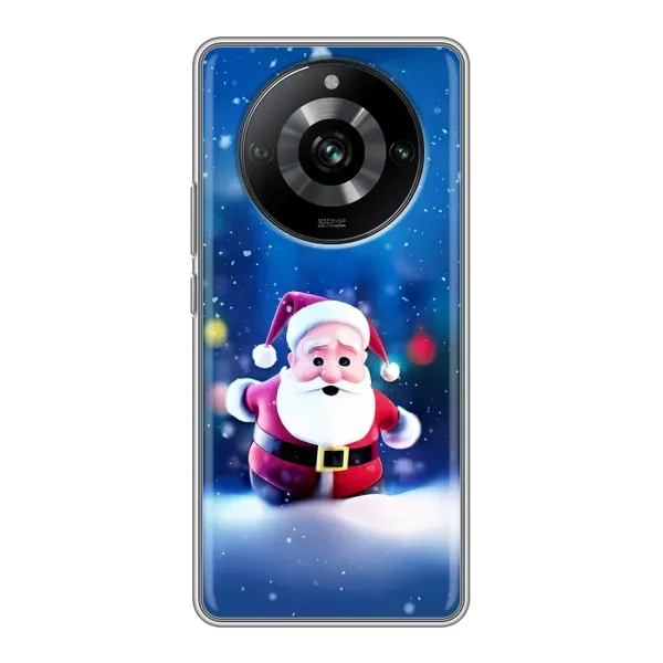 Чехол с рисунком «Маленький Дед Мороз» для Realme 11