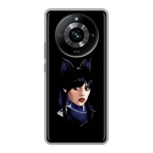 Чехлы с принтом Уэнсдей на Realme 11 (Милая Уэнсдей)