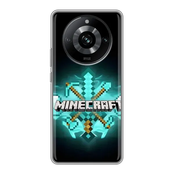 Чехол с рисунком «MineCraft 2» для Realme 11