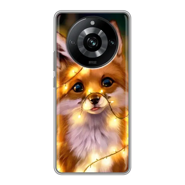 Чехол с рисунком «Новогодний лисенок» для Realme 11 Чехол с рисунком «Новогодний лисенок» для Realme 11