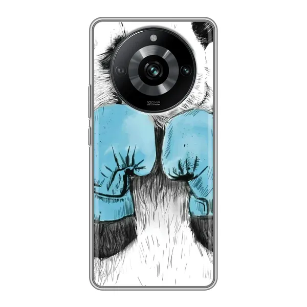 Чехол с рисунком «Панда боксер» для Realme 11 Чехол с рисунком «Панда боксер» для Realme 11
