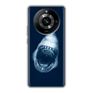 Силіконовий бампер з картинкою звірів для Realme 11 (Пащу Акули)