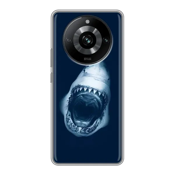 Чехол с рисунком «Пасть Акулы» для Realme 11 Чехол с рисунком «Пасть Акулы» для Realme 11