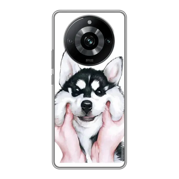 Чехол с рисунком «Собака Хаски» для Realme 11 Чехол с рисунком «Собака Хаски» для Realme 11