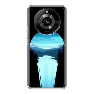 Летний Чехол на Realme 11 (Синий Водопад)