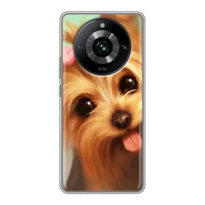 Чохол (ТПУ) Милі песики для Realme 11 (Йоркширський тер'єр)