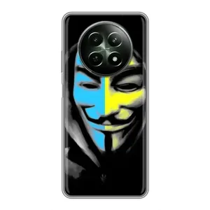 Чехол с Украинской символикой на Реалми 12 5Г (Анонимус патриот)