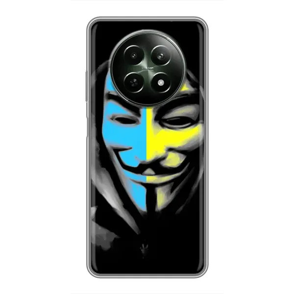 Чехол с рисунком «Анонимус патриот» для Realme 12 5G