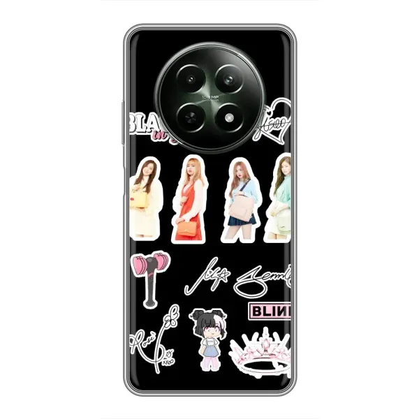 Чехол с рисунком «Арт блэкпинг» для Realme 12 5G